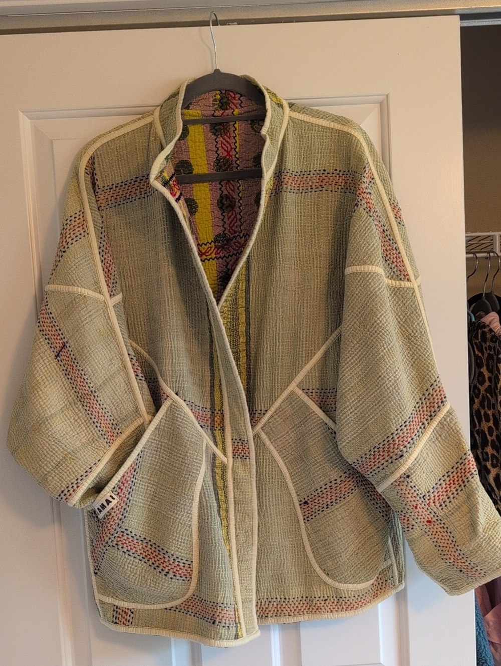Namai Ishani Quilted Kantha Jacket